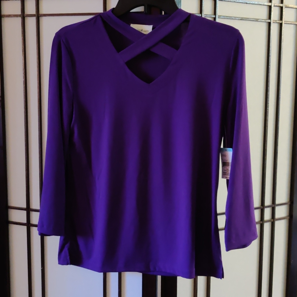 Purple blouse